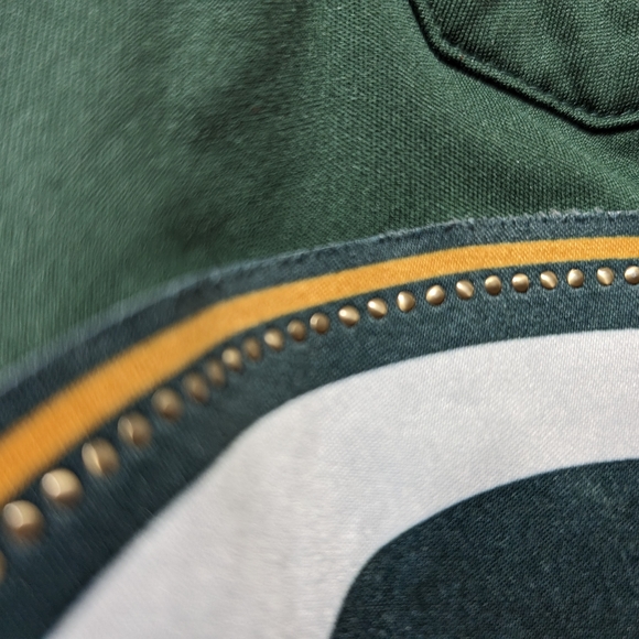 Womens Green Bay Packers Women's Athena Icon Raglan V-Neck T-Shirt By Fanatics - Picture 9 of 10